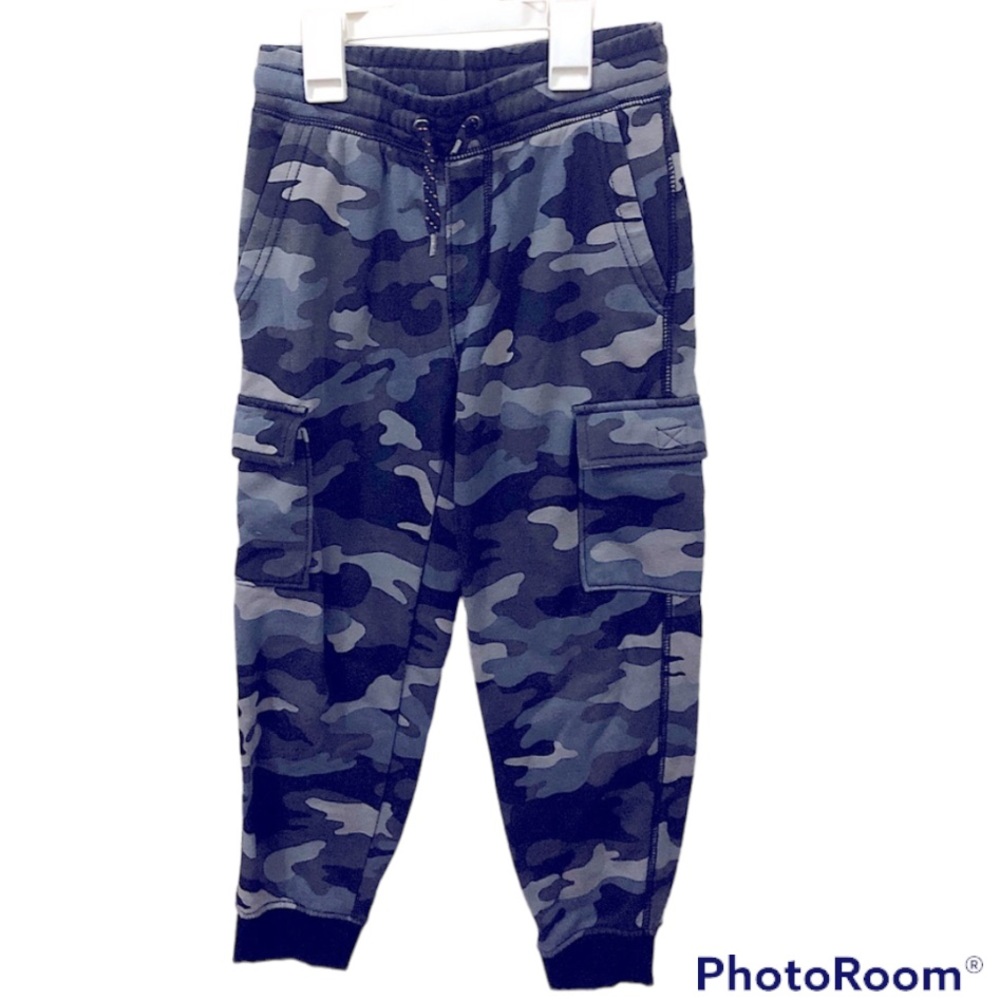 (3 for $15)- Old Navy Blue Camouflage Jogging Pant - Size 8